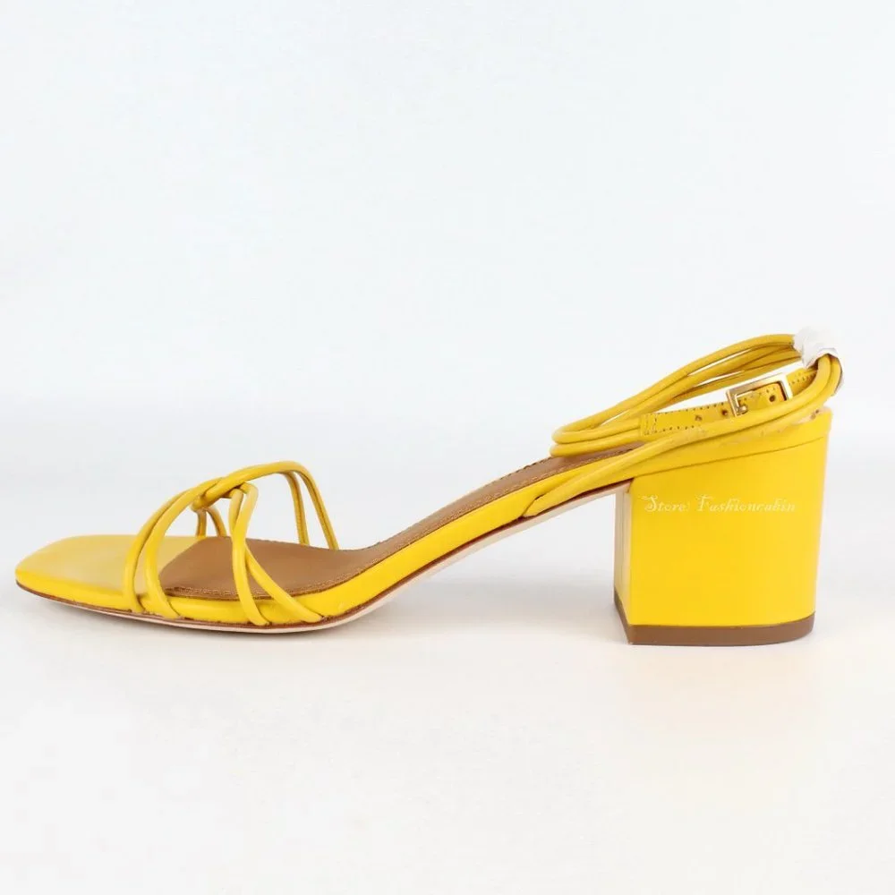 NEW Tory Burch Mini Benton Knot Strap Leather Sandals, US 7.5